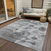 Piper Looms Chantille Floral ACN712 Gray Area Rug