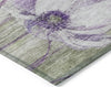 Piper Looms Chantille Floral ACN712 Purple Area Rug