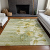 Piper Looms Chantille Floral ACN712 Sage Area Rug Lifestyle Image Feature