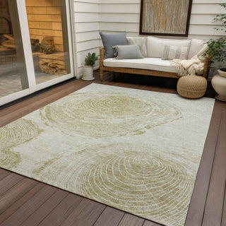 Piper Looms Chantille Organic ACN713 Khaki Area Rug