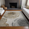 Piper Looms Chantille Organic ACN713 Taupe Area Rug Lifestyle Image Feature