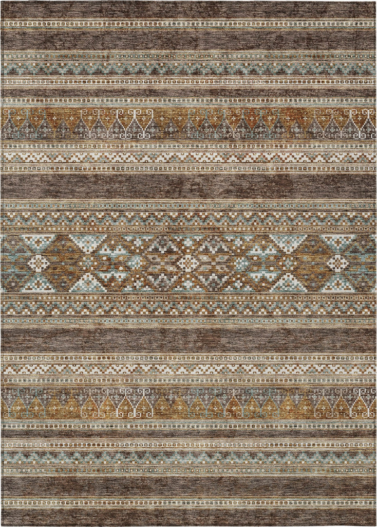 Piper Looms Chantille Southwest ACN714 Chocolate Area Rug