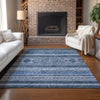 Piper Looms Chantille Southwest ACN714 Navy Area Rug