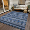 Piper Looms Chantille Southwest ACN714 Navy Area Rug