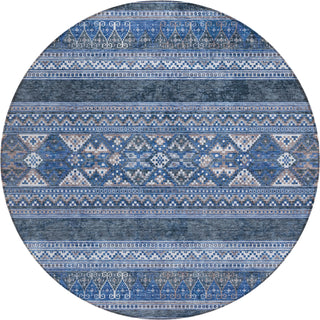 Piper Looms Chantille Southwest ACN714 Navy Area Rug