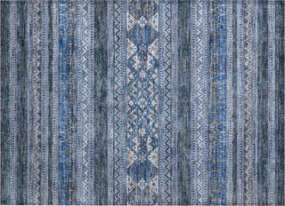 Piper Looms Chantille Southwest ACN714 Navy Area Rug