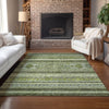 Piper Looms Chantille Southwest ACN714 Olive Area Rug