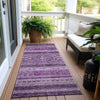 Piper Looms Chantille Southwest ACN714 Purple Area Rug