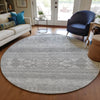 Piper Looms Chantille Southwest ACN714 Silver Area Rug