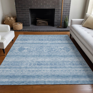 Piper Looms Chantille Southwest ACN714 Sky Area Rug Lifestyle Image Feature