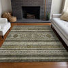 Piper Looms Chantille Southwest ACN714 Taupe Area Rug Lifestyle Image Feature