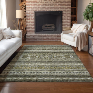 Piper Looms Chantille Southwest ACN714 Taupe Area Rug