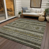 Piper Looms Chantille Southwest ACN714 Taupe Area Rug