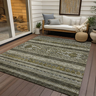 Piper Looms Chantille Southwest ACN714 Taupe Area Rug