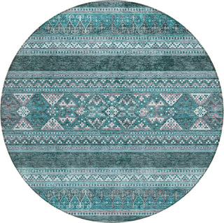 Piper Looms Chantille Southwest ACN714 Teal Area Rug