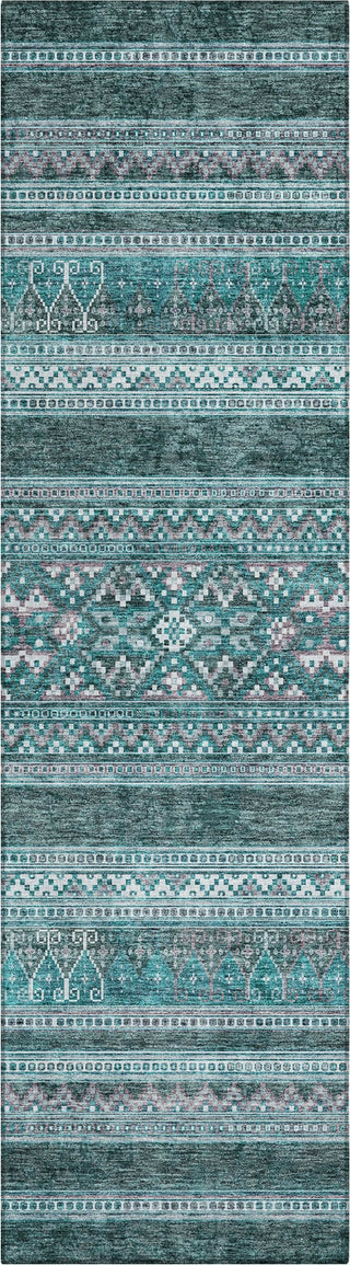 Piper Looms Chantille Southwest ACN714 Teal Area Rug