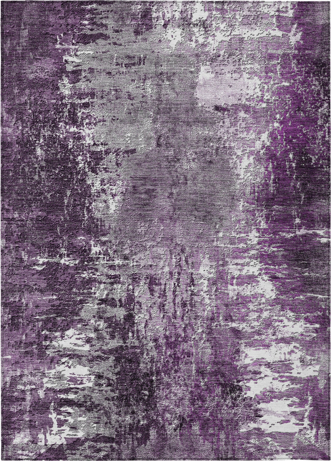 Piper Looms Chantille Modern ACN718 Eggplant Area Rug