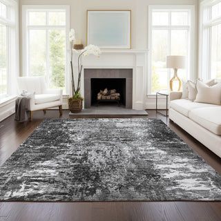 Piper Looms Chantille Modern ACN718 Gray Area Rug Lifestyle Image Feature