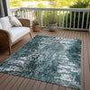 Piper Looms Chantille Modern ACN718 Teal Area Rug