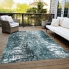 Piper Looms Chantille Modern ACN718 Teal Area Rug