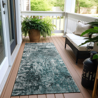 Piper Looms Chantille Modern ACN718 Teal Area Rug