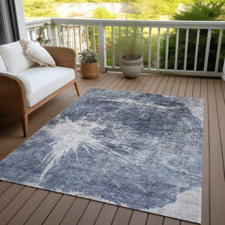 Piper Looms Chantille Organic ACN719 Navy Area Rug