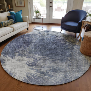 Piper Looms Chantille Organic ACN719 Navy Area Rug