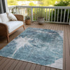 Piper Looms Chantille Organic ACN719 Teal Area Rug