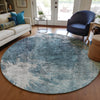 Piper Looms Chantille Organic ACN719 Teal Area Rug