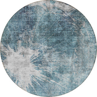 Piper Looms Chantille Organic ACN719 Teal Area Rug