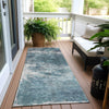 Piper Looms Chantille Organic ACN719 Teal Area Rug