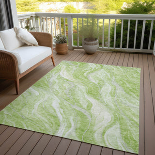 Piper Looms Chantille Waves ACN720 Aloe Area Rug