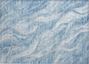 Piper Looms Chantille Waves ACN720 Blue Area Rug
