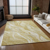 Piper Looms Chantille Waves ACN720 Gold Area Rug