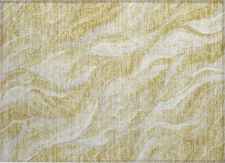 Piper Looms Chantille Waves ACN720 Gold Area Rug