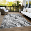 Piper Looms Chantille Waves ACN720 Gray Area Rug