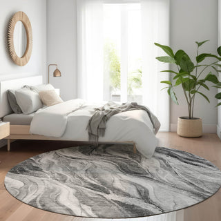 Piper Looms Chantille Waves ACN720 Gray Area Rug