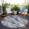 Piper Looms Chantille Waves ACN720 Gray Area Rug