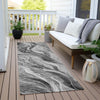 Piper Looms Chantille Waves ACN720 Gray Area Rug