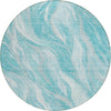 Piper Looms Chantille Waves ACN720 Teal Area Rug