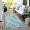 Piper Looms Chantille Waves ACN720 Teal Area Rug