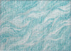 Piper Looms Chantille Waves ACN720 Teal Area Rug