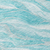 Piper Looms Chantille Waves ACN720 Teal Area Rug