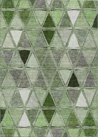 Piper Looms Chantille Geometric ACN722 Aloe Area Rug