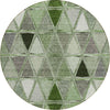 Piper Looms Chantille Geometric ACN722 Aloe Area Rug