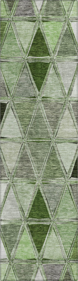 Piper Looms Chantille Geometric ACN722 Aloe Area Rug