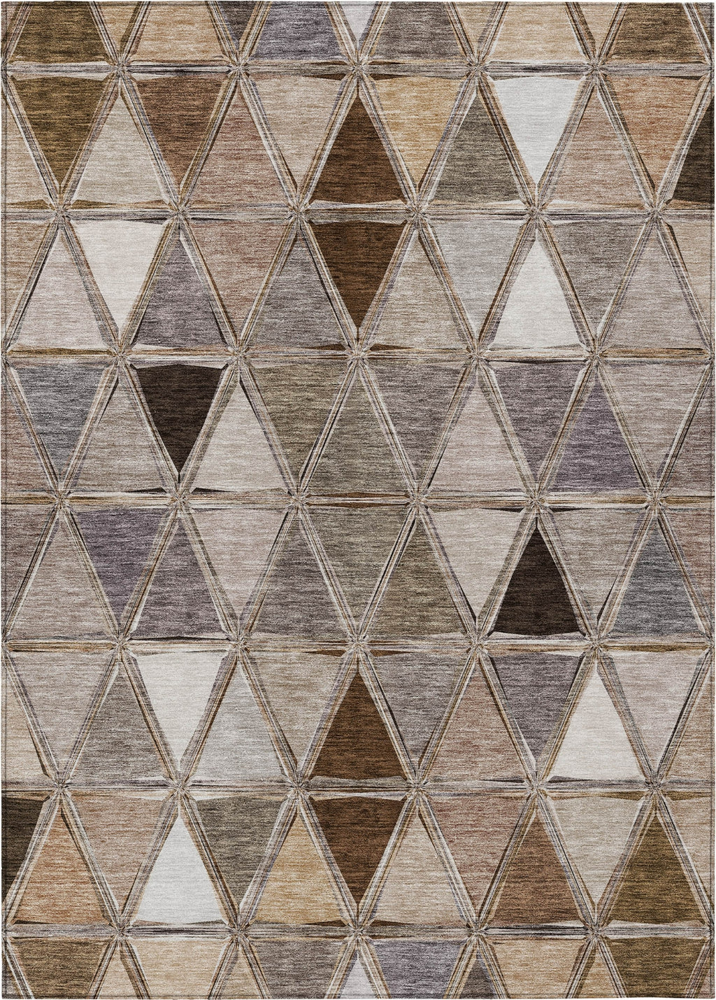 Piper Looms Chantille Geometric ACN722 Brown Area Rug – Incredible Rugs ...
