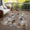 Piper Looms Chantille Geometric ACN722 Brown Area Rug
