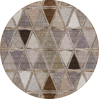 Piper Looms Chantille Geometric ACN722 Brown Area Rug