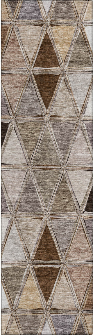 Piper Looms Chantille Geometric ACN722 Brown Area Rug